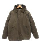 アーバンリサーチ ドアーズ URBAN RESEARCH DOORS ウールブレンドラミネートダウンパーカー ジャケット L ジップアップ フード カーキ /AE