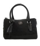 コーチ COACH 2WA ハンドバッグ ショルダー シグネチャー キャンバス 黒 ブラック 49283 /FF