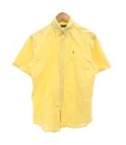 ラルフローレン RALPH LAUREN ボタンダウンシャツ 半袖 カジュアル ポニー刺繍 170 黄 イエロー /GV