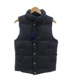 アバハウス ABAHOUSE タグ付き ダウンベスト ジャケット ジップアップ 2 ネイビー /FF