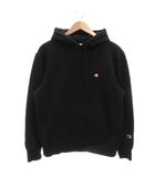 チャンピオン CHAMPION フーデッドスウェットシャツ 25FW ベーシック プルオーバーパーカー 長袖 裏起毛 L 黒 ブラック /GV