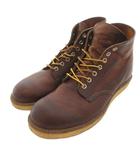 レッドウィング REDWING 9111 6インチクラシックラウンド ワークブーツ レザー 27cm 茶 ブラウン /UO
