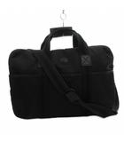 オロビアンコ OROBIANCO 2WAY ハンドバッグ ショルダー ブリーフケース ビジネス キャンバス 裏地総柄 黒 ブラック /FF