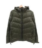 コンバース CONVERSE ライトダウンジャケット フード ジップアップ M 緑 グリーン /GV