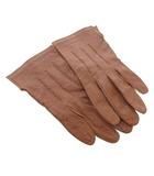 ランセル LANCEL 手袋 グローブ レザー 本革 茶 ブラウン /AE