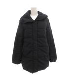 ダウンジャケット ショールカラー ジップアップ 7 衿中綿 紺 ネイビー /GV