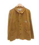 ショット SCHOTT カバーオールジャケット L 茶 ブラウン コーデュロイ ロゴ /FF