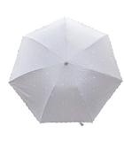 ポロ ラルフローレン POLO RALPH LAUREN タグ付き 折りたたみ傘 アンブレラ 総柄 スカラップ ストライプ ドット 青 ブルー /FF