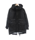 タトラス TATRAS ALAMAK ナイロン フルジップ コート 2 ミドル ハーフ丈 ジップアップ 黒 ブラック MTGLA22S4154 /AE