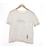 マッキントッシュ MACKINTOSH BAND OF OUTSIDERS  Tシャツ M 白 ホワイト 半袖 プリント ステッチデザイン /UO