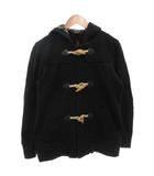 バーバリーブラックレーベル BURBERRY BLACK LABEL ダッフルコート ジャケット 中綿 3 黒 ブラック フード トグルボタン /FF