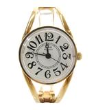 アンクライン ANNE KLEIN 腕時計 バングルウォッチ クォーツ アナログ ゴールドカラー /UO