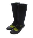 ルコックスポルティフ Le coq sportif ブルトューユ ソックスブーツ シューズ フラット 23cm ブラック /UO