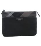 コーデュラバリスティックサコッシュ ショルダーバッグ クロスボディ チェック 切替 黒 ブラック /FF