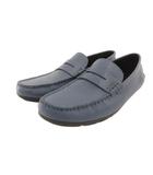 コーチ COACH MOTT DRIVER モット ドライバー ドライビングシューズ レザー 8.5 ブルー系 FG2386 /UO