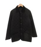 マッキントッシュフィロソフィー MACKINTOSH PHILOSOPHY ショートコート キルティングジャケット 中綿 衿コーデュロイ 42 黒 ブラック /FF