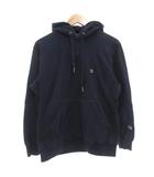 チャンピオン CHAMPION リバースウィーブ Reverse Weave プルオーバーパーカー スウェット フーディー ロゴ刺繍 L 紺 ネイビー C8-K110 /GV