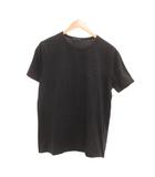 プラダ PRADA 2015年製 Tシャツ 半袖 ロゴ刺繍 L ブラック ☆AA★ /UO