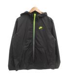 ナイキ NIKE エア AIR ウインドブレーカー ジャケット フード ジップアップ ロゴ M 黒 ブラック /GV