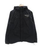 アトモス atmos マウンテンパーカー ジャケット ジップアップ スター 星柄 M 黒 ブラック /GV