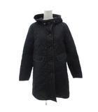 マッキントッシュフィロソフィー MACKINTOSH PHILOSOPHY キルティングコート 中綿 フード ひざ丈 36 紺 ネイビー /FF