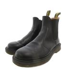 ドクターマーチン DR.MARTENS チェルシー サイドゴアブーツ ショート レザー 黒 ブラック UK6 2976 /FF