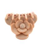 ヘアクリップ アクセサリー カメリア ビジュー バラモチーフ ピンク /FF