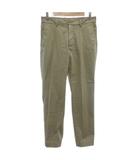 グリーンレーベルリラクシング ユナイテッドアローズ green label relaxing 23AW サテンスマートレッグ チノパンツ テーパード S カーキ /GV