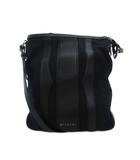 ブルガリ BVLGARI ビーゼロワン ショルダーバッグ キャンバス レザー切替 ブラック /UO