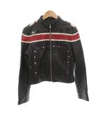 wilsons leather  Def Leppard ライダースジャケット ブルゾン レザー 革ジャン スタッズ M 黒 ブラック /FF