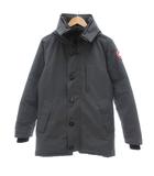 JASPER PARKA ジャスパーパーカ フーデッド ダウンコート S グレー 3438JM /UO