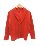ポールスミス PAUL SMITH COLLECTION カーディガン ショールカラー ニット ウール XL オレンジ /FF