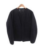 デサント DESCENTE ddd PUFF CARDIGAN JACKET パフカーディガンジャケット ブルゾン 中綿 L 紺 ネイビー /FF