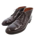 オールデン ALDEN チャッカブーツ コードバン 6アイレット 7 茶 ブラウン 8648 /UO