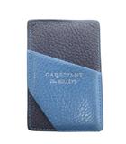 ガレリアント GALLERIANT ×ノリーズ NOLLEY'S コラボ パスケース カードケース ロゴ レザー 青 ブルー /GV