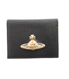 ヴィヴィアンウエストウッド Vivienne Westwood EXECUTIVE パスケース 名刺入れ オーブ ロゴ レザー 黒 ブラック /FF