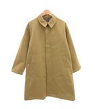 ビームスライツ BEAMS Lights ダブルフェイス ステンカラーコート 裏地チェック ロング ベージュ /FF