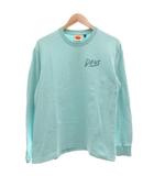 Venice ヴェニス 長袖Tシャツ プリント S ターコイズ 青緑系 /UO