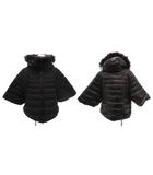 タトラス TATRAS MALE マーレ リバーシブルダウンジャケット ラクーンファー ロゴパッチ 01 黒 ブラック LTAT21A4692-D /FF