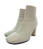 ジョセフ JOSEPH ショートブーツ スクエアトゥ 38 アイボリー系 /MG