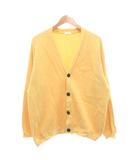 B&Y ユナイテッドアローズ BEAUTY&YOUTH ビューティー&ユース カーディガン ワッフル L イエロー /MG