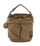 スターバックス コラボ 美品 コーヒービーンシェイプ 2WAY ツールバッグ ライトブラウン /YJ