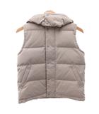 ビーミングバイビームス B:MING LIFE STORE by BEAMS ダウンベスト ジップアップ フード S グレー /FF