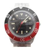 タイメックス TIMEX 腕時計 ウォッチ アナログ デイデイト 自動巻き 文字盤ブラック シルバーカラー TW2U83400 /FF