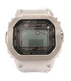 ジーショック G-SHOCK FULL METAL 腕時計 ウォッチ デジタル  電波ソーラー シルバーカラー GMW-B5000D-1JF /FF