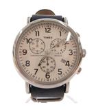 タイメックス TIMEX ウィークエンダー 40mm 腕時計 ウォッチ アナログ クォーツ クロノグラフ シルバーカラー TW2P62100 /FF