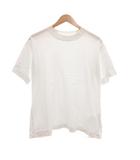 ユナイテッドアローズ UNITED ARROWS SARROWS サローズ オーガニックコットン モックネック Tシャツ 半袖 M 白 ホワイト /MG