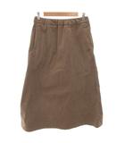 ニューバランス NEW BALANCE 24AW アルペン・スポーツデポ限定 THE CITY ロングスカート コーデュロイ イージー ロゴ刺繍 M 茶 ブラウン /FF