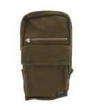 SMOKY SLING SHOULDER BAG スリングバッグ ボディバッグ ショルダー ロゴ カーキ /FF