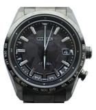 シチズン CITIZEN HAKUTO-R ATTESA ACTLine ブラックチタンシリーズ 世界限定1900本 腕時計 エコドライブ ソーラー電波 CB0285-63E 黒 ブラック /MQ